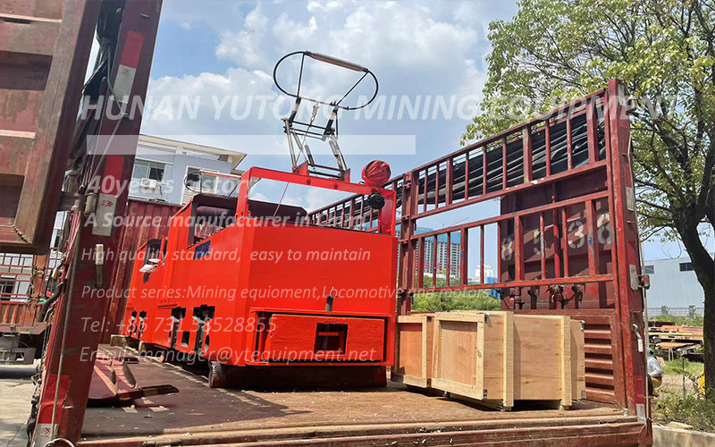 Embarque de locomotora de trolley de 5 toneladas y motor de tracción(图3)