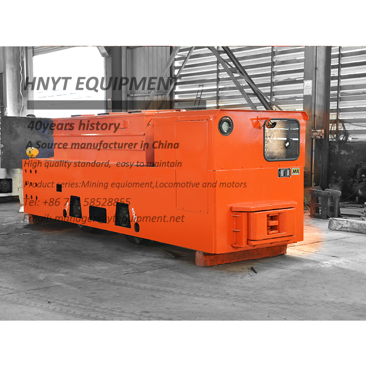 Locomotora de batería ignífuga para minería eléctrica de 15 toneladas