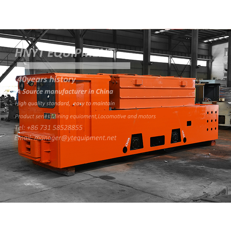 Locomotora de batería ignífuga para minería eléctrica de 12 toneladas
