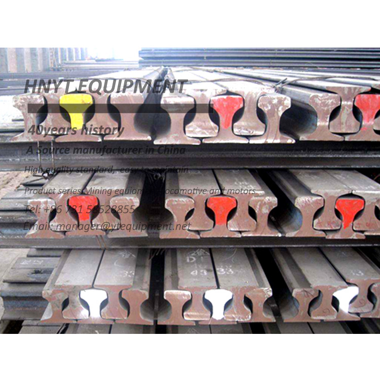 Rieles de acero Q235 de 18 kg/m, Rieles de acero ligero de 39 libras para ferrocarril de fábrica