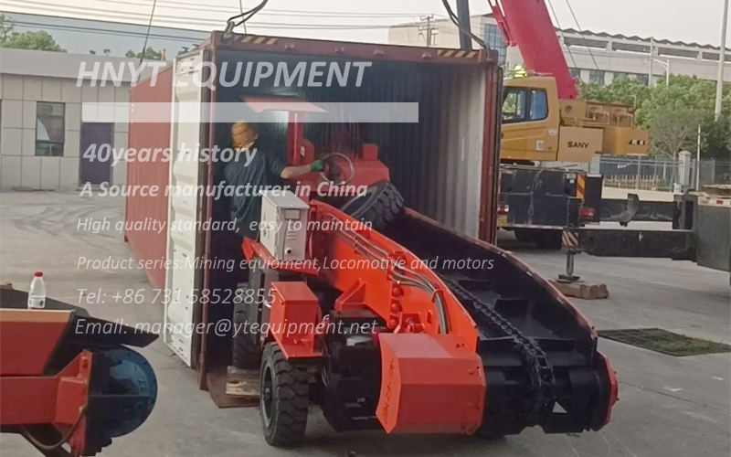 Entrega de exportación de cargadoras de mucking para minería subterránea Z