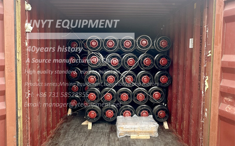 Delivery of mine car wheel sets 3.jpg