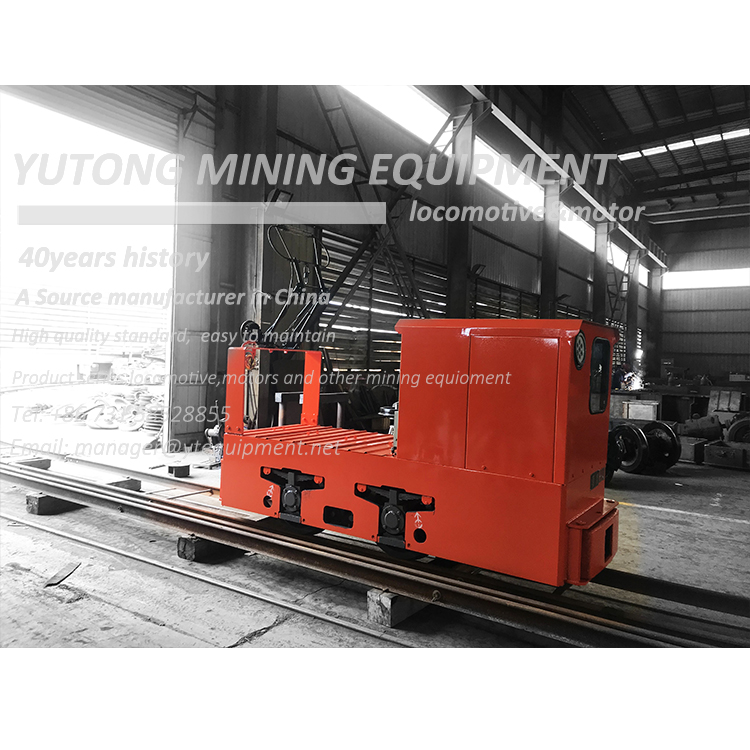 Locomotora de carro de minería eléctrica de 2.5 toneladas
