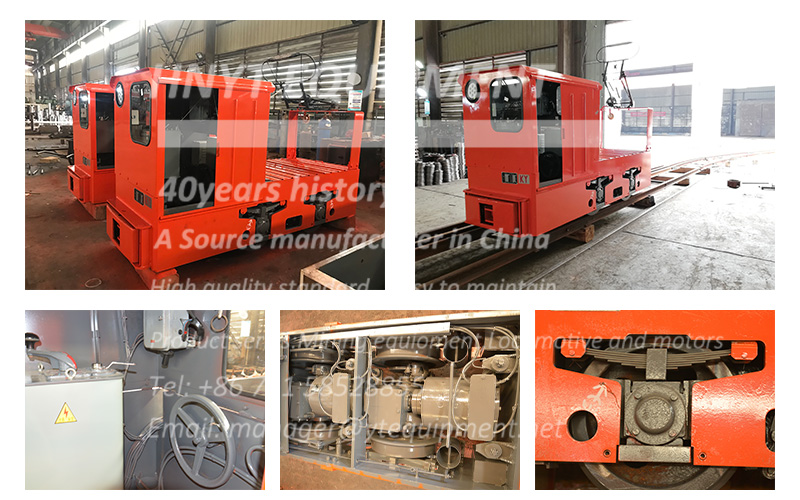 Locomotora de carro de minería eléctrica de 3 toneladas(图1)