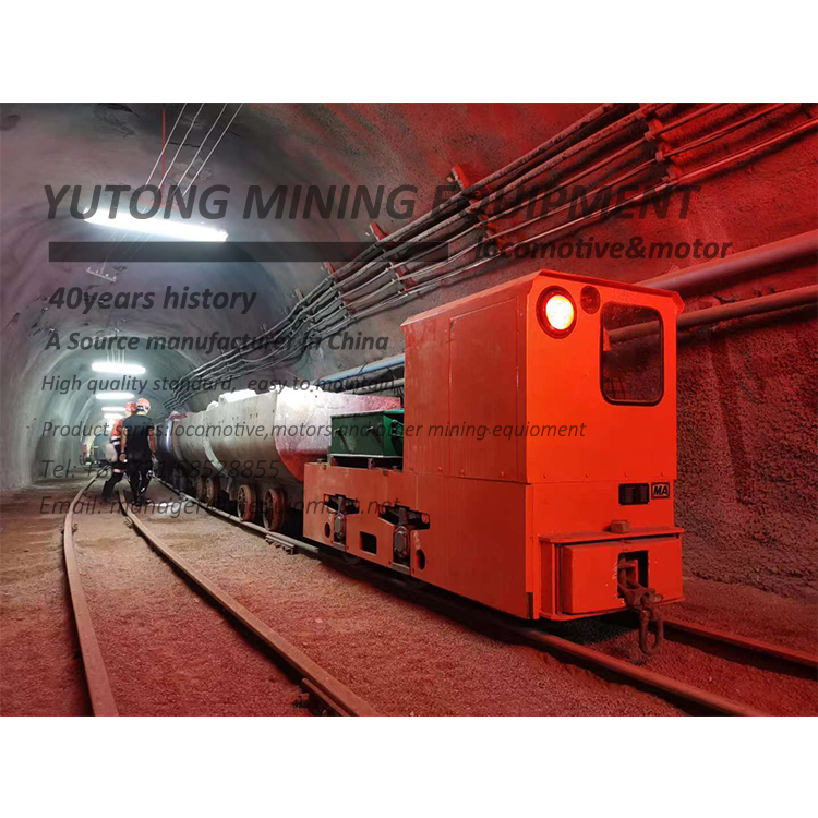 locomotora de bateria en Mineral de níquel