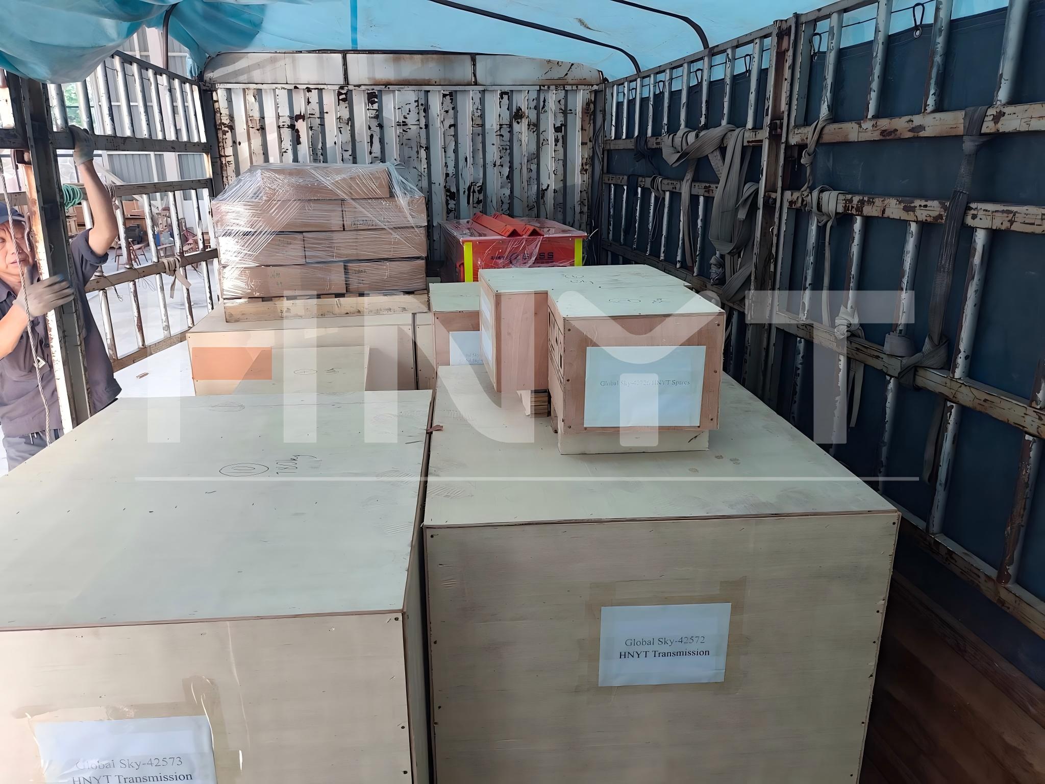 Envío de repuestos para equipos de minería al extranjero para soporte posv
